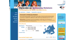 Desktop Screenshot of ferienboerse-sh.de
