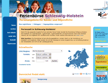 Tablet Screenshot of ferienboerse-sh.de